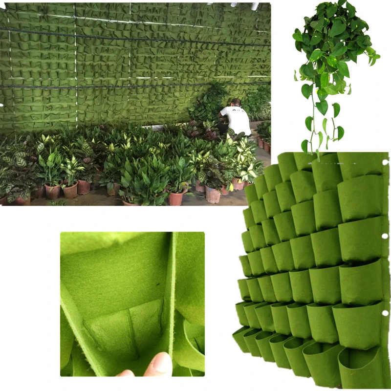 7 Pocket Hanging Vertical Garden Wall Planter