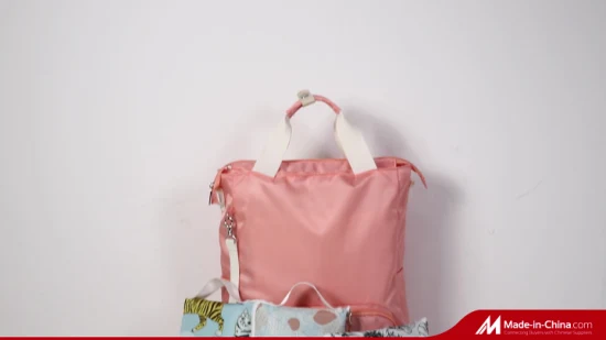 Multifunktionale Windel-Baby-Handtasche, Reisetasche für Mütter mit modischer Wickelunterlage, Mumien-Rucksack